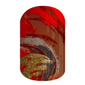 💅$3 Bundle Item Jamberry Nail Wrap - Twist Velvet Crush